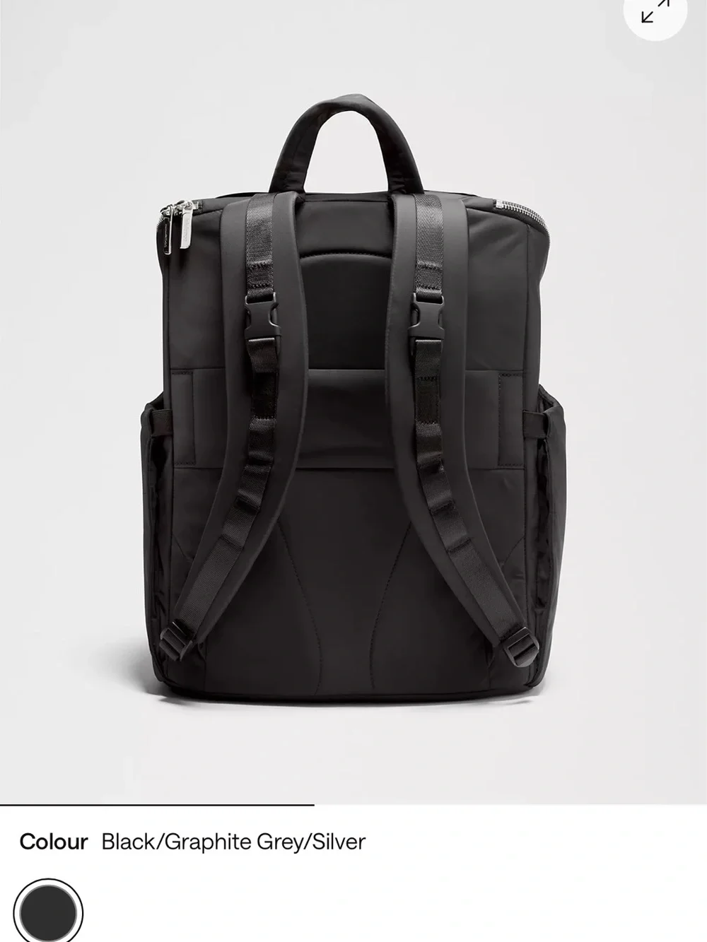 Lululemon New Parent Backpack 17L Black Diaper Bag